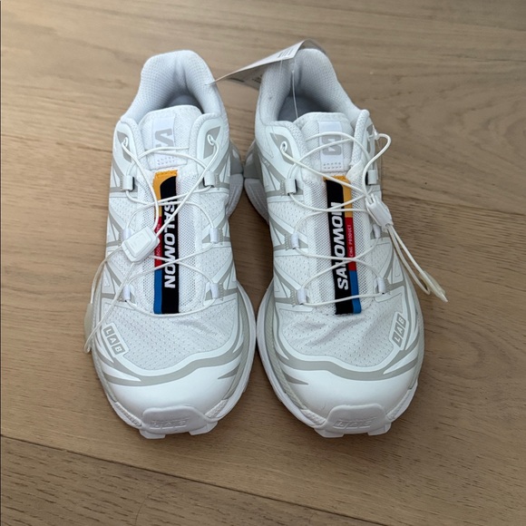Salomon Shoes - Salomon White and Gray Athletic Shoes